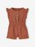 Cotton Gauze Jumpsuit for Babies RED MEDIUM ALL OVER PRINTED 