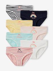 Girls-Underwear-Pack of 7 Briefs for Girls