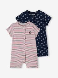 Pack of 2 Playsuit Pyjamas for Baby Boys