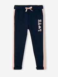 Fleece Joggers with Side Stripes for Girls