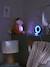 Stars Projecting Fox Night Light denim blue+golden yellow+grey+Grey+Orange 