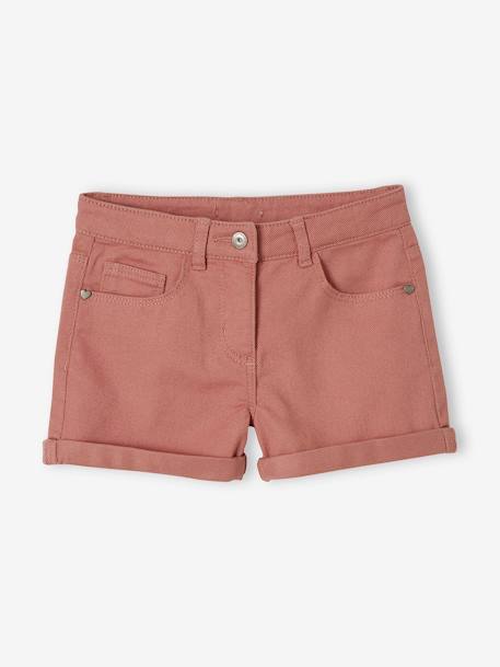 Fabric Shorts, for Babies BROWN LIGHT SOLID 