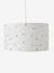 Hanging Lampshade with Embroidered Dots BEIGE LIGHT SOLID WITH DESIGN 