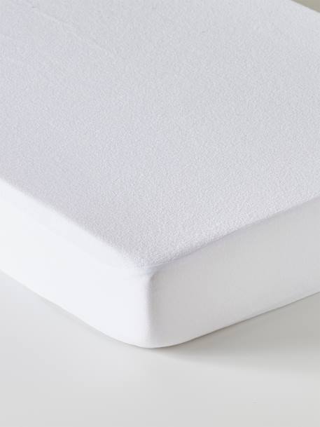Bi-ome NTL® Waterproof & Hypoallergenic Terry Cloth Mattress Protector White 