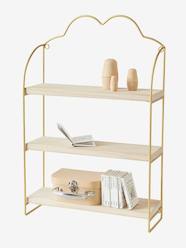Bedroom Furniture & Storage-Storage-Shelves-3-Level Bookcase, Cloud
