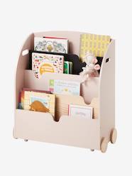 Bedroom Furniture & Storage-Storage-Bookshelf with Castors, SCHOOL Theme