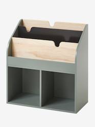 Bedroom Furniture & Storage-Storage-Storage Unit with 2 Cubbyholes + Bookcase, School
