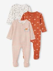 Baby-Pyjamas-Pack of 3 Cotton Sleepsuits for Babies, Oeko Tex®