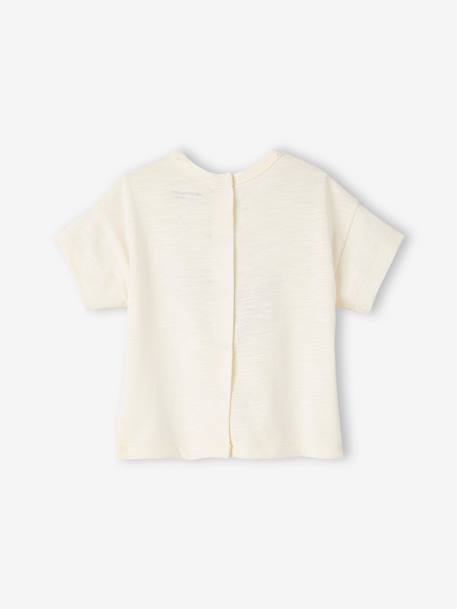 'Sea Animals' T-Shirt for Babies BEIGE LIGHT SOLID WITH DESIGN 