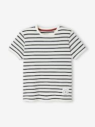 Short-Sleeved Sailor-Style T-Shirt for Boys