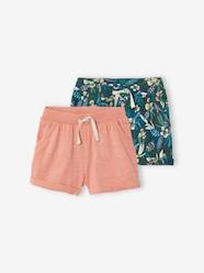 Pack of 2 Shorts in Jersey Knit for Girls
