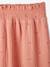 Long Skirt in Cotton Gauze with Floral Print, for Girls PINK DARK ALL OVER PRINTED 