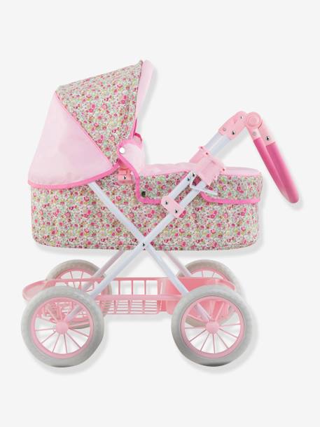 Pushchair for 36/42/52 cm Dolls, by COROLLE PINK MEDIUM SOLID WITH DESIG 