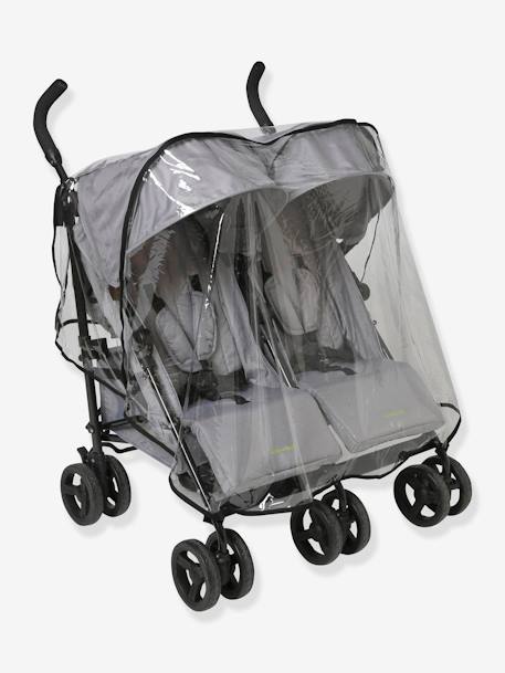 Universal Rain Cover For Side-by-Side Double Pushchair - no color