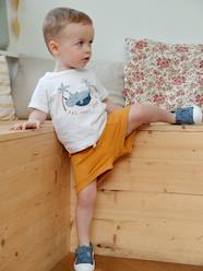 T-Shirt with Motif + Baggy Shorts Combo for Babies