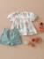 Shorts with Elasticated Waistband, for Babies clay beige+GREEN MEDIUM SOLID 
