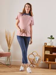 7/8 Maternity Slim Fit Jeans with Tears