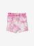 Tie-Dye Fleece Shorts for Babies PINK MEDIUM SOLID 