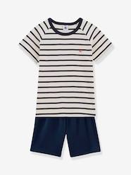 Boys-Striped Cotton Pyjamas for Boys - Petit Bateau