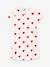 'Hearts' Nightie in Organic Cotton for Girls, by Petit Bateau WHITE LIGHT ALL OVER PRINTED 