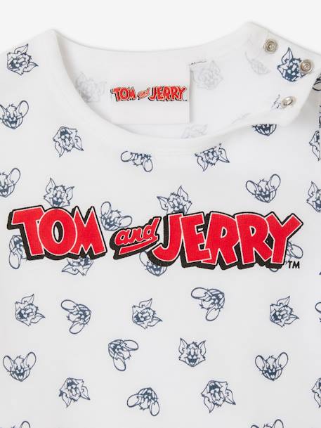 Tom & Jerry® T-Shirt for Babies WHITE LIGHT ALL OVER PRINTED 