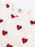'Hearts' Nightie in Organic Cotton for Girls, by Petit Bateau WHITE LIGHT ALL OVER PRINTED 