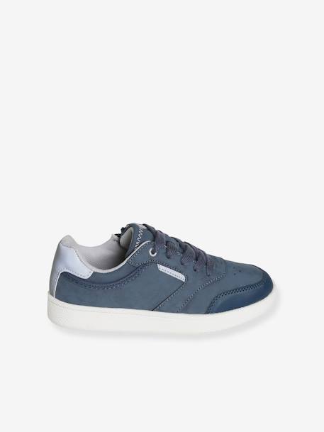 Trainers with Laces & Zip, for Boys BLUE DARK SOLID 