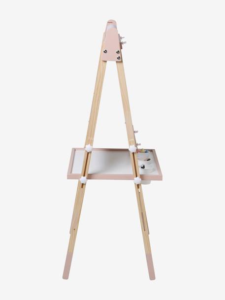 3-in-1 Foldable Board, Adjustable Height  - Wood FSC®100% Certified PINK MEDIUM SOLID+white+Wood/Multi 