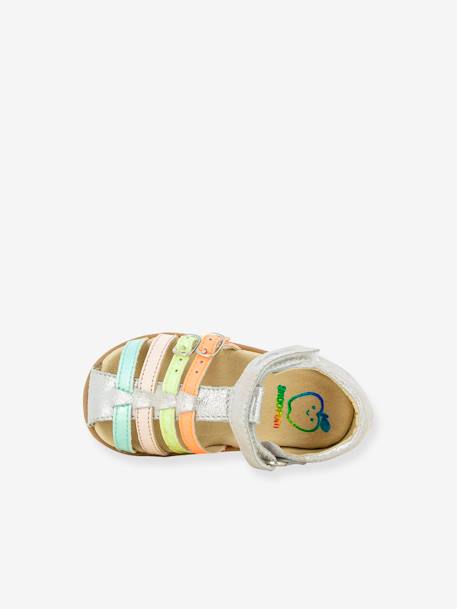 Sandals for Girls, Pika Spart - Dust by SHOO POM® GREY LIGHT SOLID 