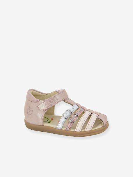 Sandals for Girls, Pika Spart - Maple by SHOO POM® PINK LIGHT SOLID 