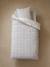 Duvet Cover + Pillowcase Set for Children, Lilac Square WHITE LIGHT SOLID WITH DESIGN 
