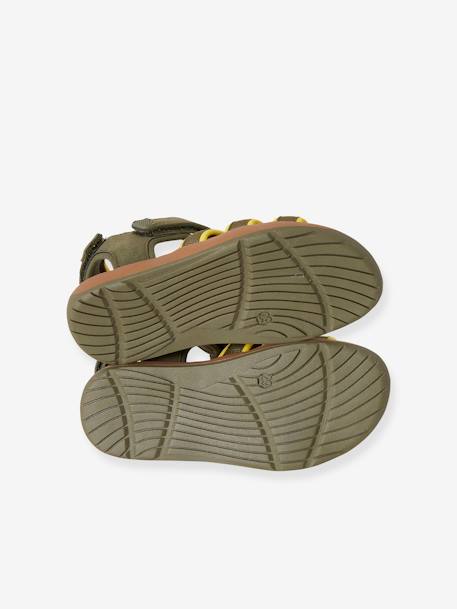 Touch-Fastening Sandals for Boys GREEN DARK SOLID 