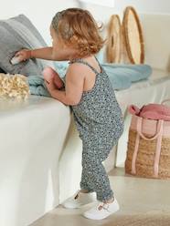-Fleece Jumpsuit & Hairband Set for Baby Girls