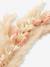 Dry Flower Wreath PINK LIGHT SOLID WITH DESIGN 