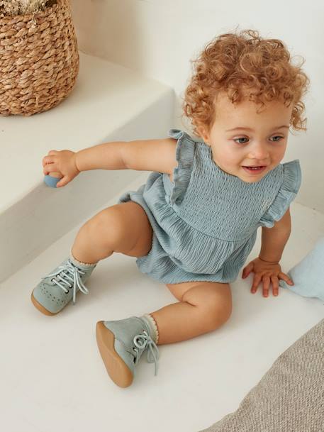 Sleeveless Jumpsuit for Babies Grey+red 