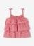 Printed Blouse with Ruffles, for Girls PINK MEDIUM ALL OVER PRINTED 