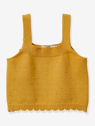Girls-Knitted Sleeveless Top for Girls, by CYRILLUS
