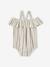 Striped Jumpsuit for Babies WHITE LIGHT STRIPED 