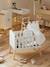 Wooden Bed with Legs for Dolls - FSC®100% Certified Wood/White 