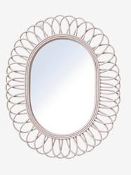 Bedding & Decor-Oval Rattan Mirror, Sweet Provence