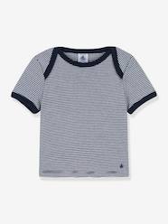 Baby-T-shirts & Roll Neck T-Shirts-T-Shirts-Fine Striped T-Shirt for Babies in Organic Cotton, by PETIT BATEAU