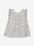 Bodysuit Dress with Sailor-Style Stripes, Organic Cotton, for Babies by PETIT BATEAU WHITE MEDIUM SOLID WITH DESIGN 
