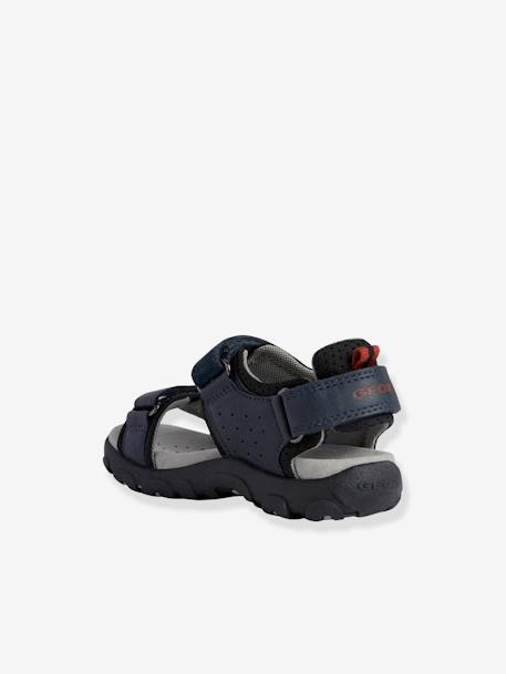 Sandals for Boys, J.S. Strada A Mesh+ by GEOX® BLUE DARK SOLID 