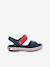 Crocband Sandal Kids by CROCS(TM) BLUE DARK SOLID+BLUE MEDIUM SOLID 