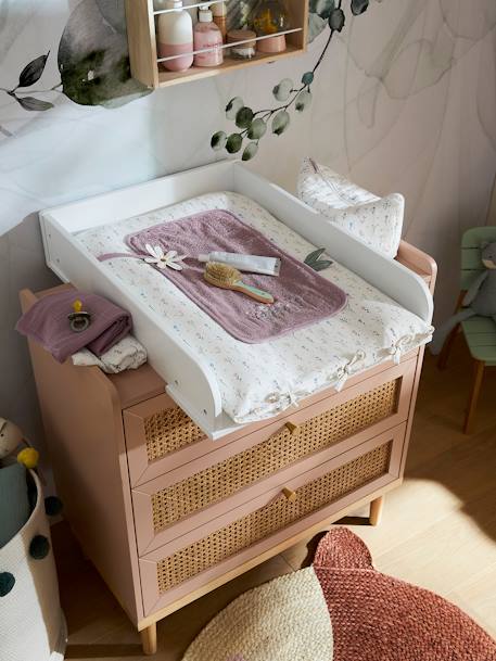 Changing Table Topper for Dresser WHITE LIGHT SOLID 