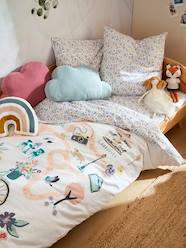 Bedding & Decor-Child's Bedding-Duvet Cover + Pillowcase Set for Children, Lilac Square