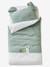 Pillowcase in Cotton Gauze for Babies, LAPIN VERT Green 