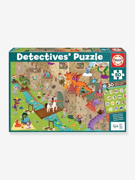 50-Piece Puzzle, Castle Detective - EDUCA GREEN DARK 2 COLOR/MULTICOLORR 