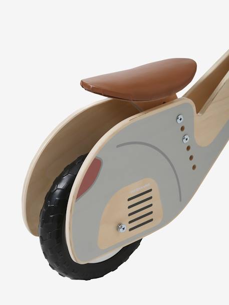 Balance Bike in FSC® Wood GREEN MEDIUM SOLID WITH DESIG 