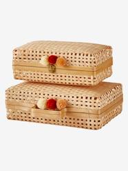 Bedroom Furniture & Storage-Storage-Storage Boxes & Baskets-Set of 2 Suitcases in Bamboo